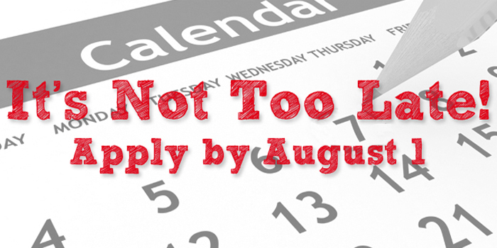 Complete your application for Admission to WKU by August 1 for full consideration for fall 2013 admission.