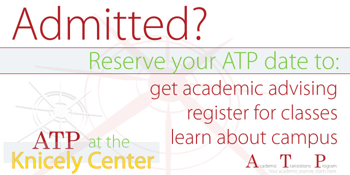 Admitted? Sign up for ATP.