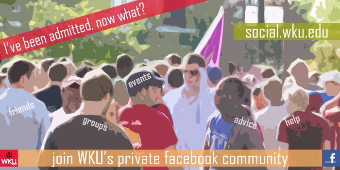 Admitted? Join WKU's private Facebook site!