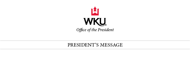 President's Message header