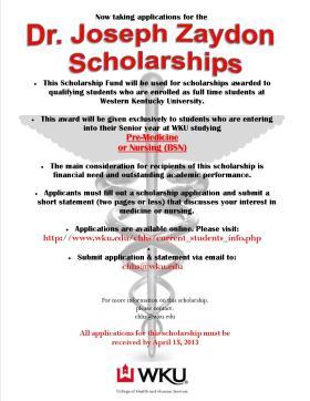 Zaydon Scholarship
