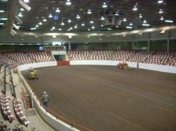 dragging and watering arena