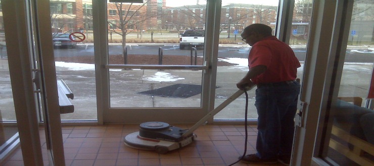 Housekeeping hard at work