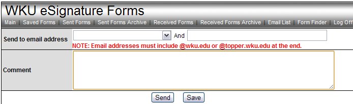 eSignature email