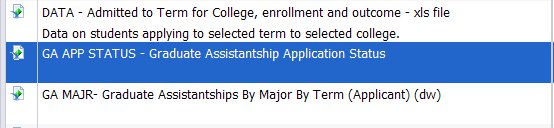 Incomplete GA Apps