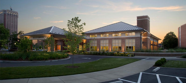 #caption10 WKUHS is located on the corner of Normal Drive and Regents Avenue.