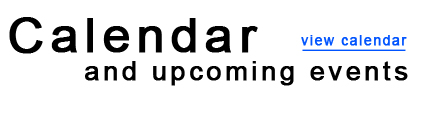 Calendar and Upcoming Events