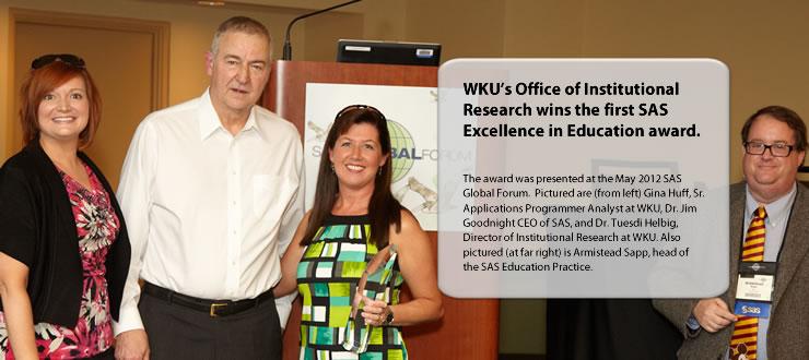 IR wins Excellence in Education Award