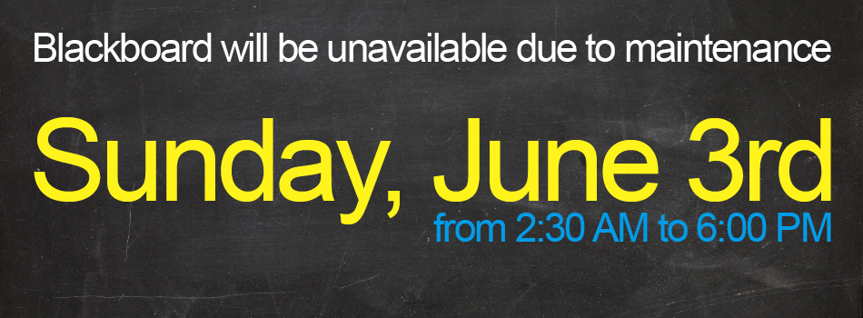 Blackboard Down
