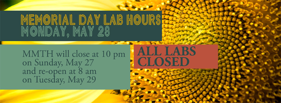 IT Labs - Memorial Day Lab Hours