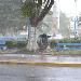 Working in the rain