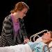 Seniors Sterling Franklin and Holly Berger in Stop Kiss.
