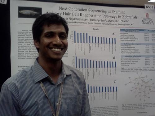 Gopinath Rajadinakaran at poster session of the IDEA meeting in New Orleans in 2011