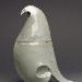 ceramic lidded container, celadon glaze