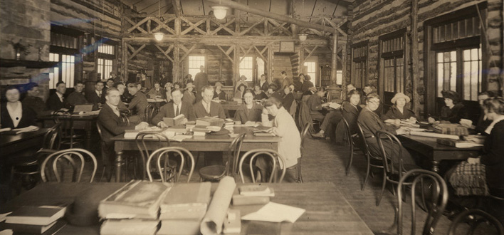 Library in Cedar House