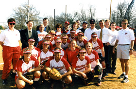 WKU Softball Team with Gary Ransdell WKU Softball Team with Gary Ransdell