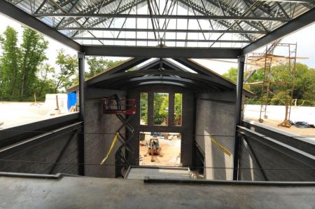 Construction as of September 12, 2011