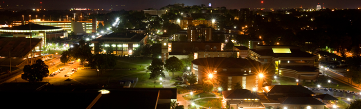 WKU Campus at night