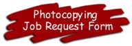 photocopying job request button