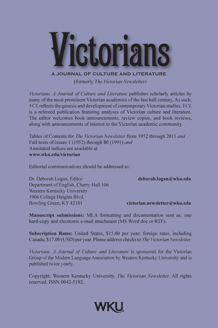 victorian newsletter back cover image