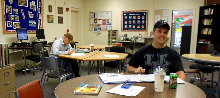 Students in the classroom