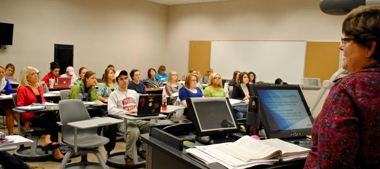 a communication disorders class