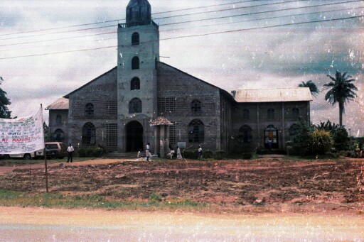 A big church building close to Ahia Nwaebule, the former slave market