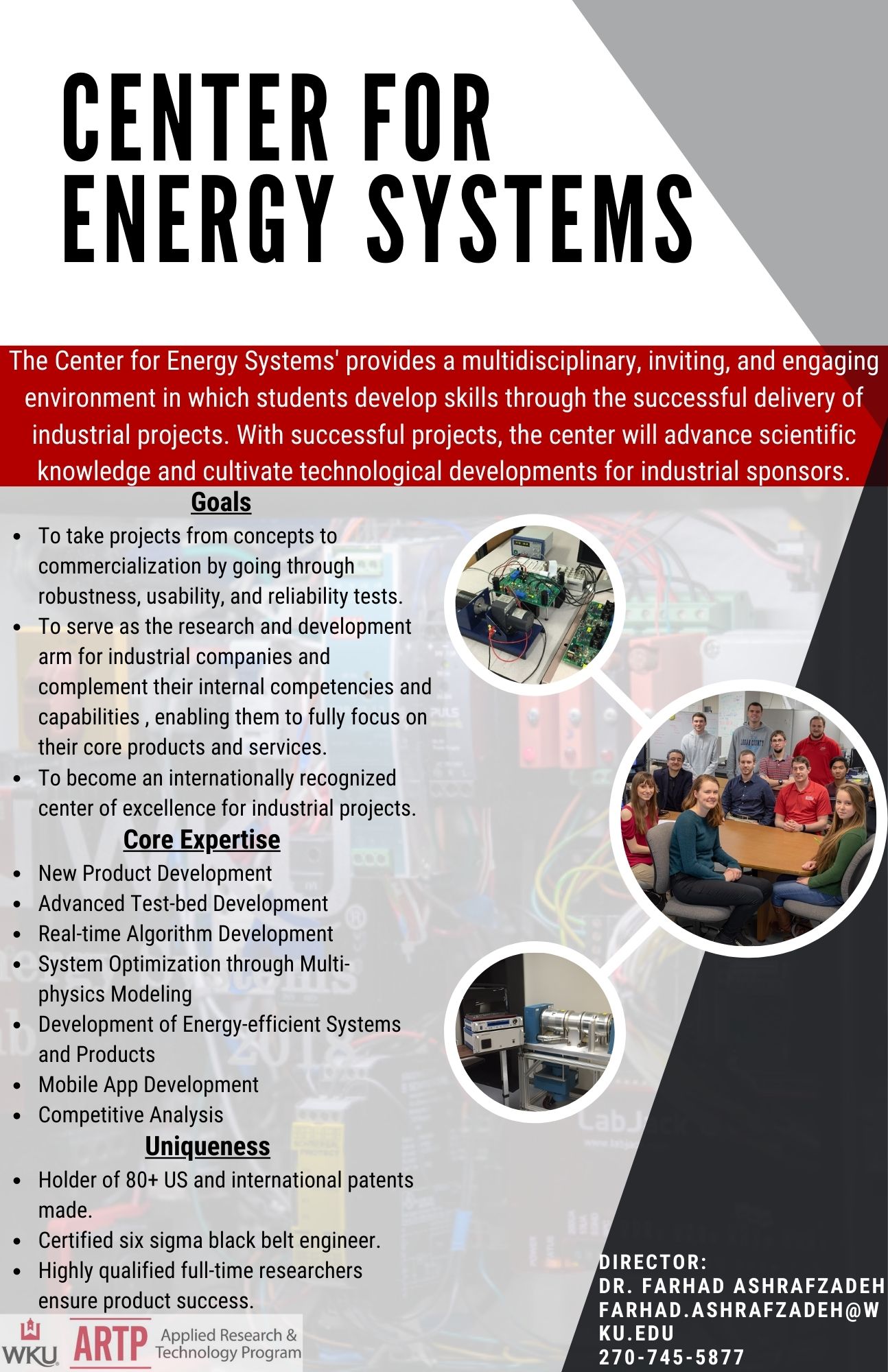 Center for Energy Systems Flyer