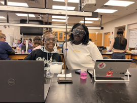 lab students