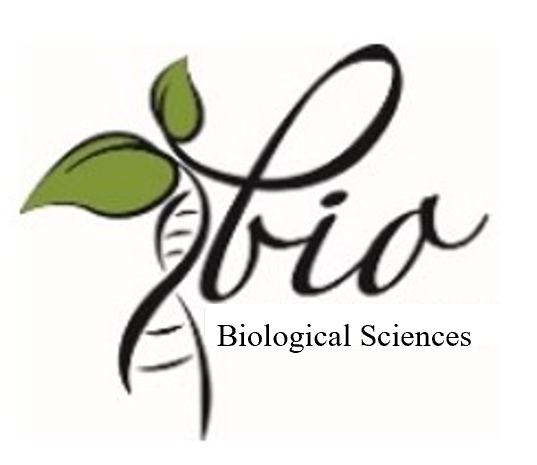 biology logo with leaf and dna ladder