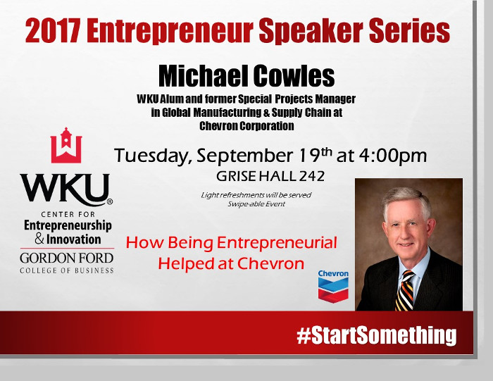 Michael Cowles - How Being Entrepreneurial Helped at Chevron