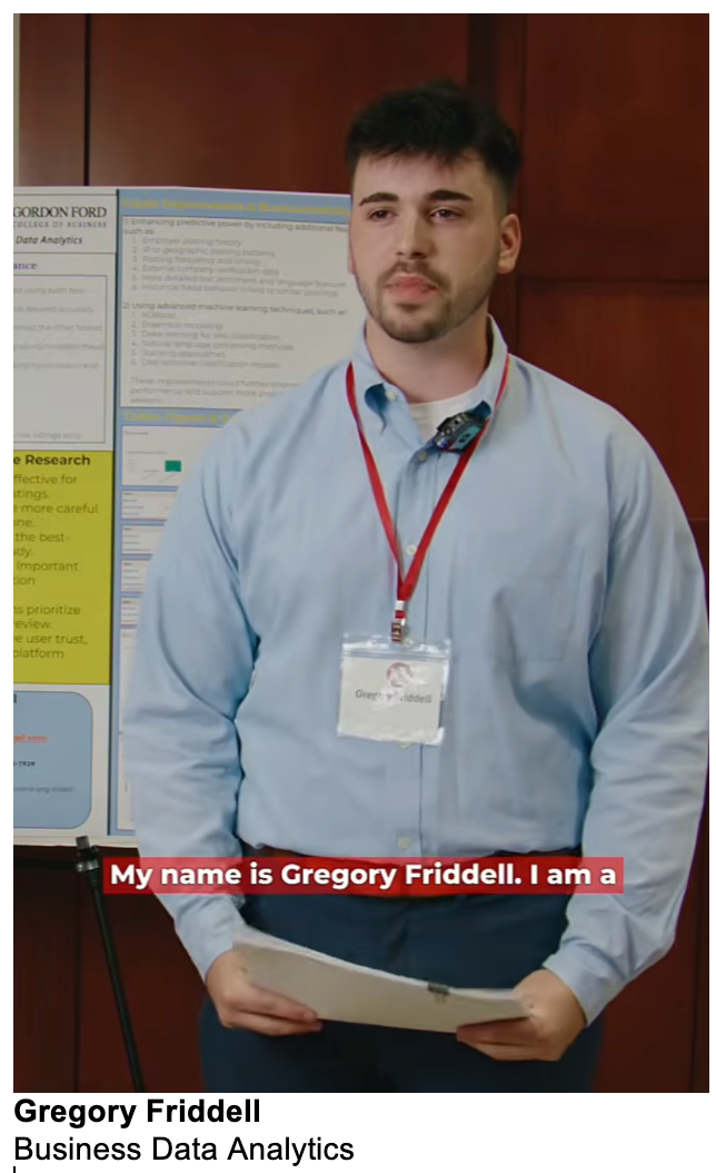 Gregory Friddell - Business Data Analytics 