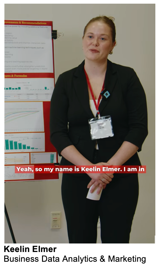 Keelin Elmer - Business Data Analytics & Marketing