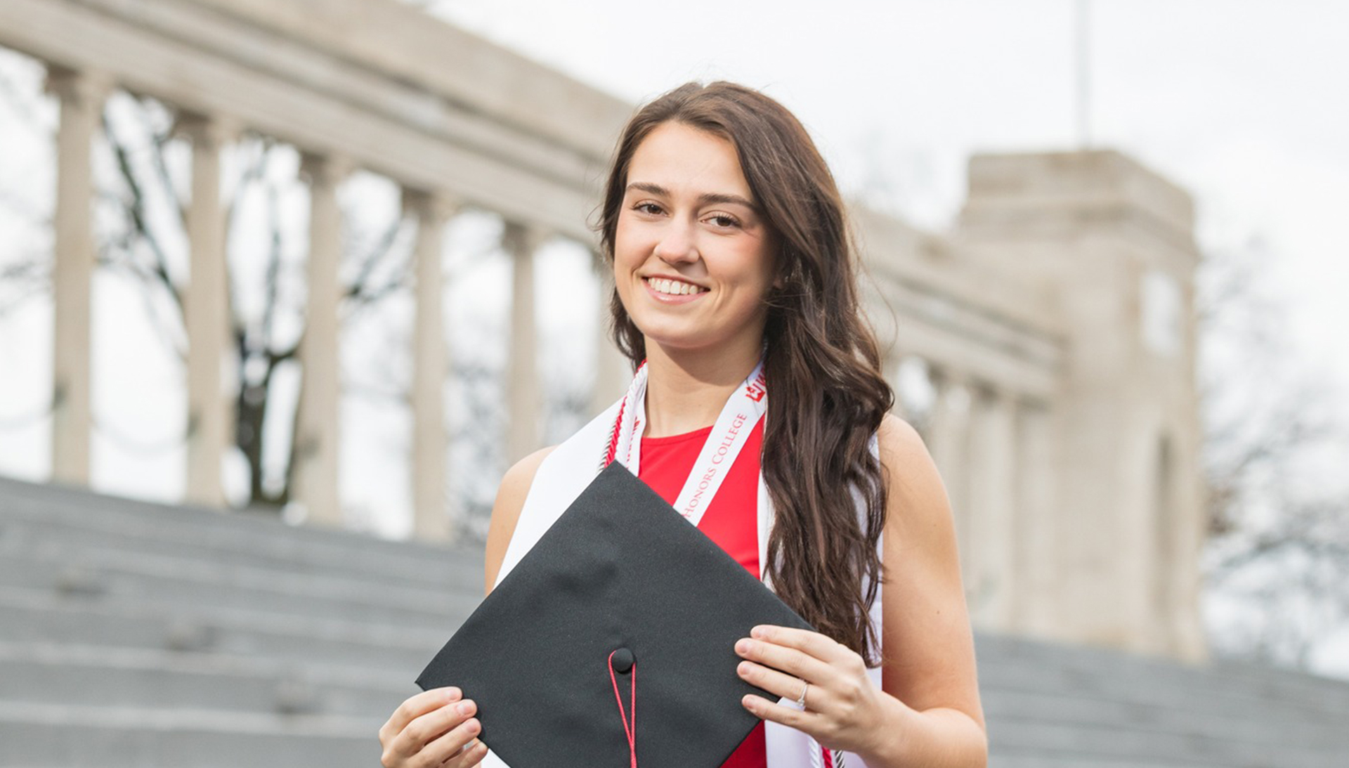 Kaylee Edelen, a Mahurin Honors College scholar and graduating senior in Elementary Education from Bardstown. 