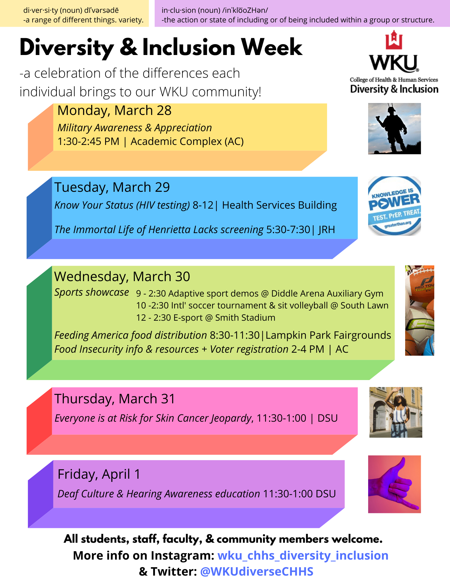 CHHS Diversity & Inclusion Week Western Kentucky University