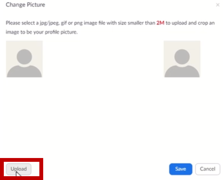 Add your photo to your profile