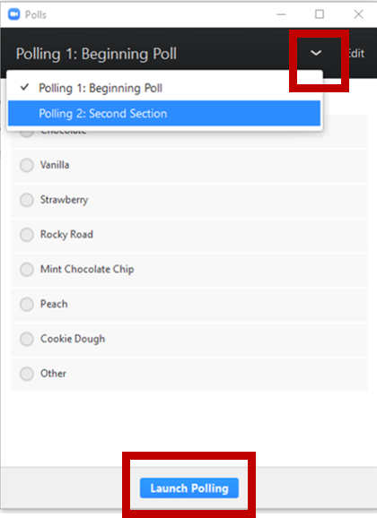 Using Polls in a Meeting Using Polls in a Meeting