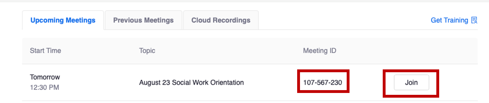 Join a Meeting - MAC