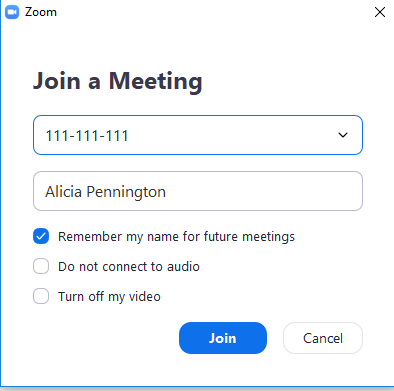 Join a Meeting - MAC