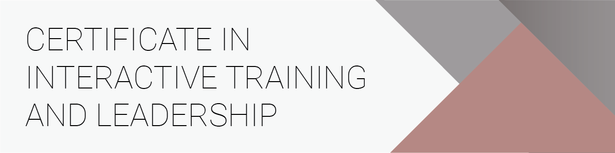 Certificate in Interactive Training and Leadership