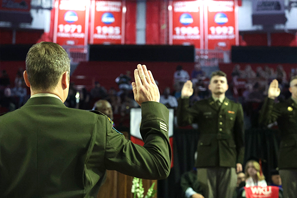 ROTC cadets are commissioned as 2nd lieutenants in the U.S. Army