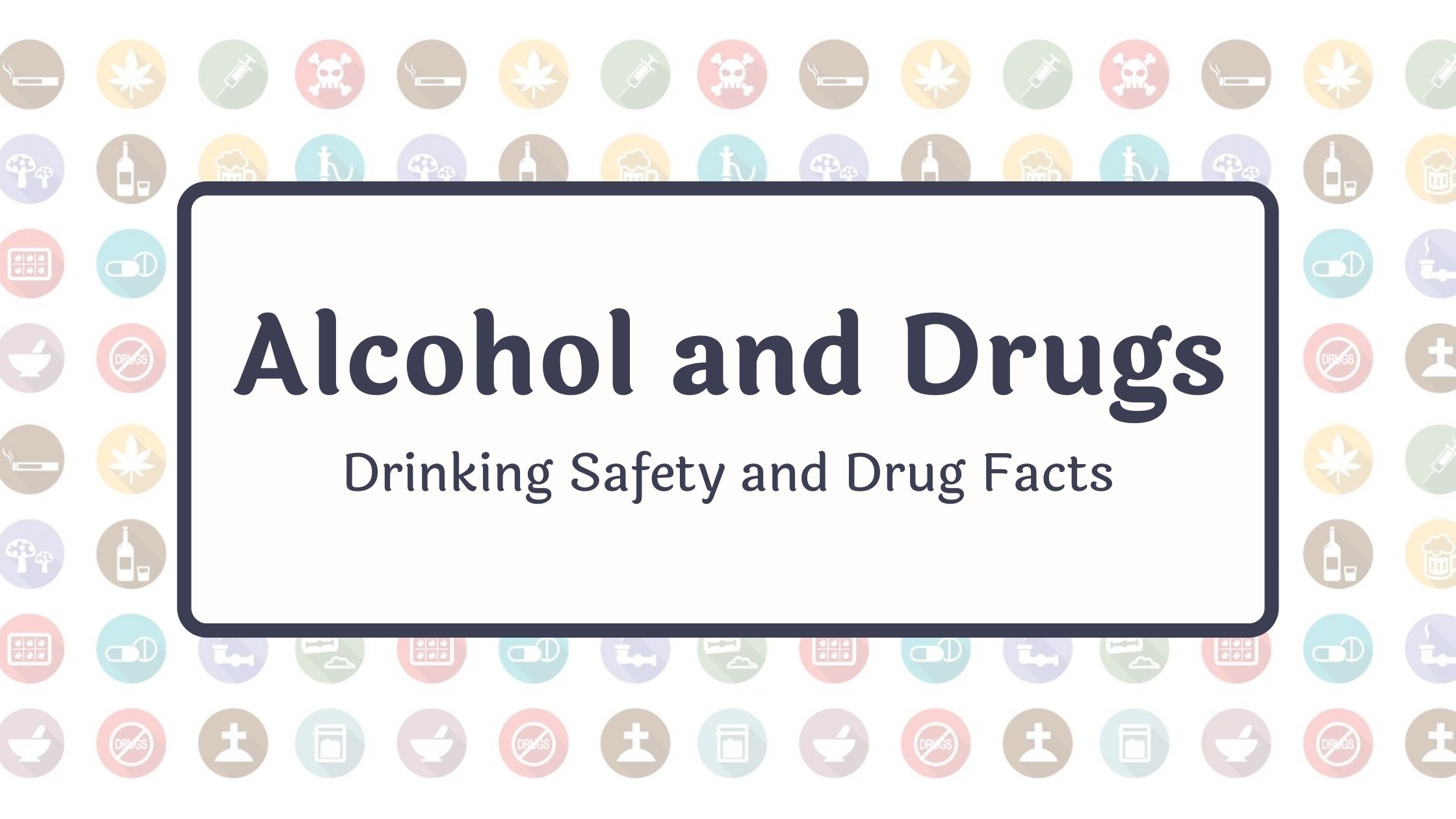 alcohol and drugs banner