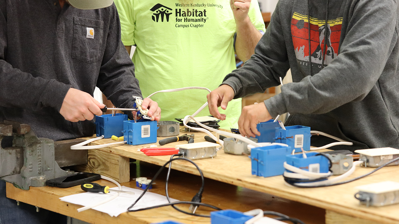 Electrical Engineering students in class