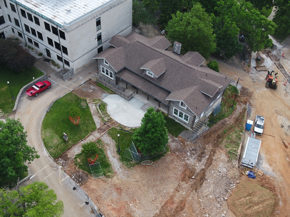 Faculty House Patio Pour