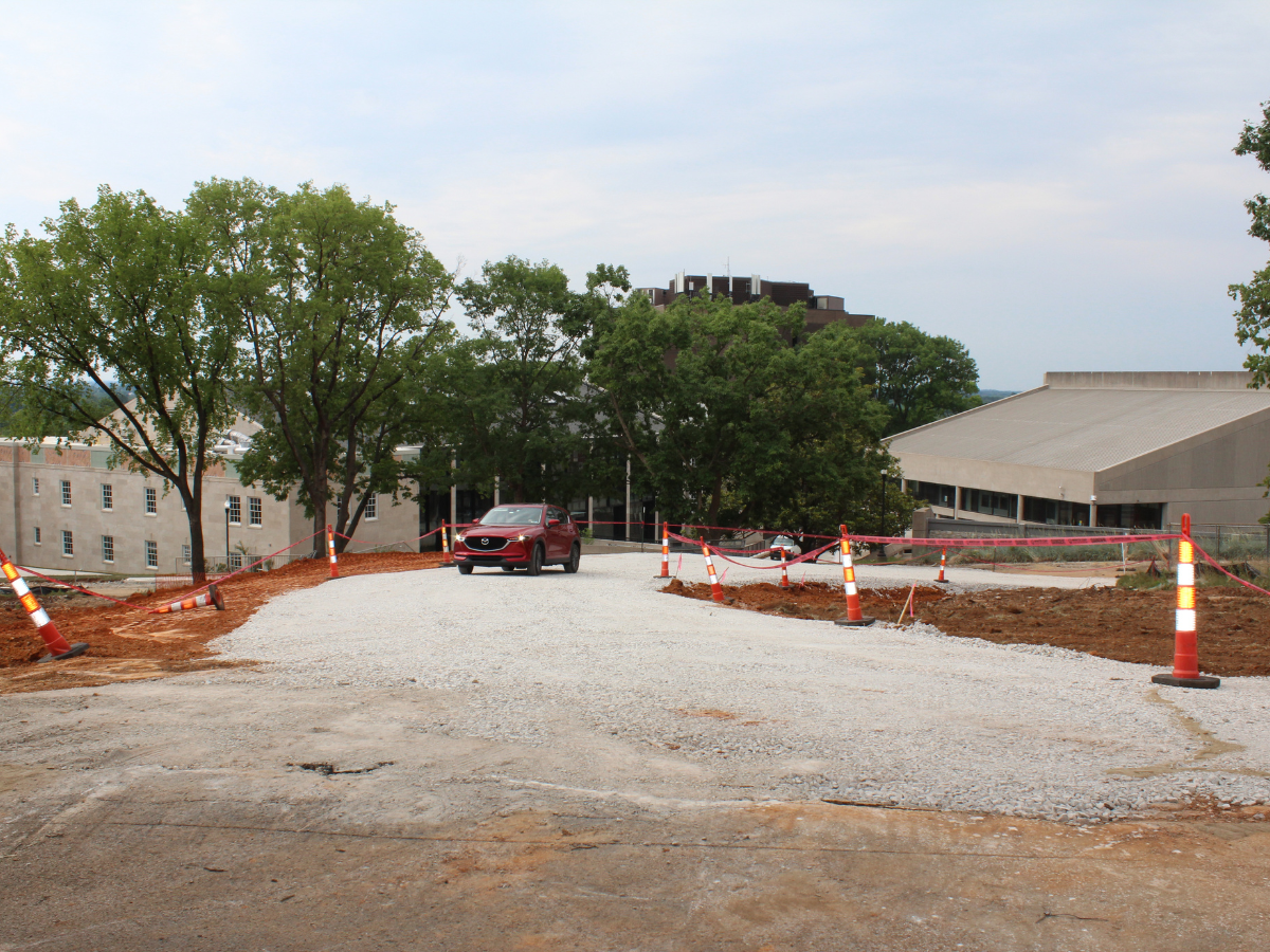 Top of the hill construction 