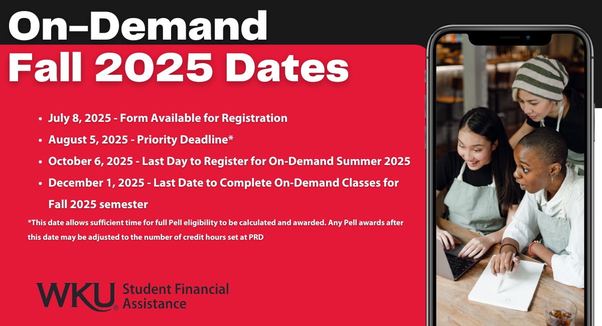 Fall 2025 On-Demand Dates