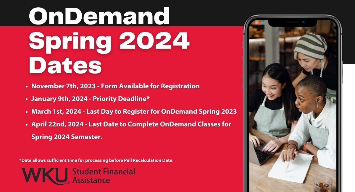 spring 2024 ondemand dates