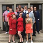 2018-19 WKU Forensic Team debaters and coaches, at WKU/Alumni Fall Tournament