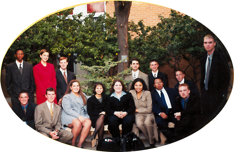 Some members of the 2000 William E. Bivin Forensic Society