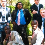 Clockwise: Seth Peckham, Saeed Jones, Dan Johnson, Adam Swanson, Cornelius Lee, and Ben Unanaowo